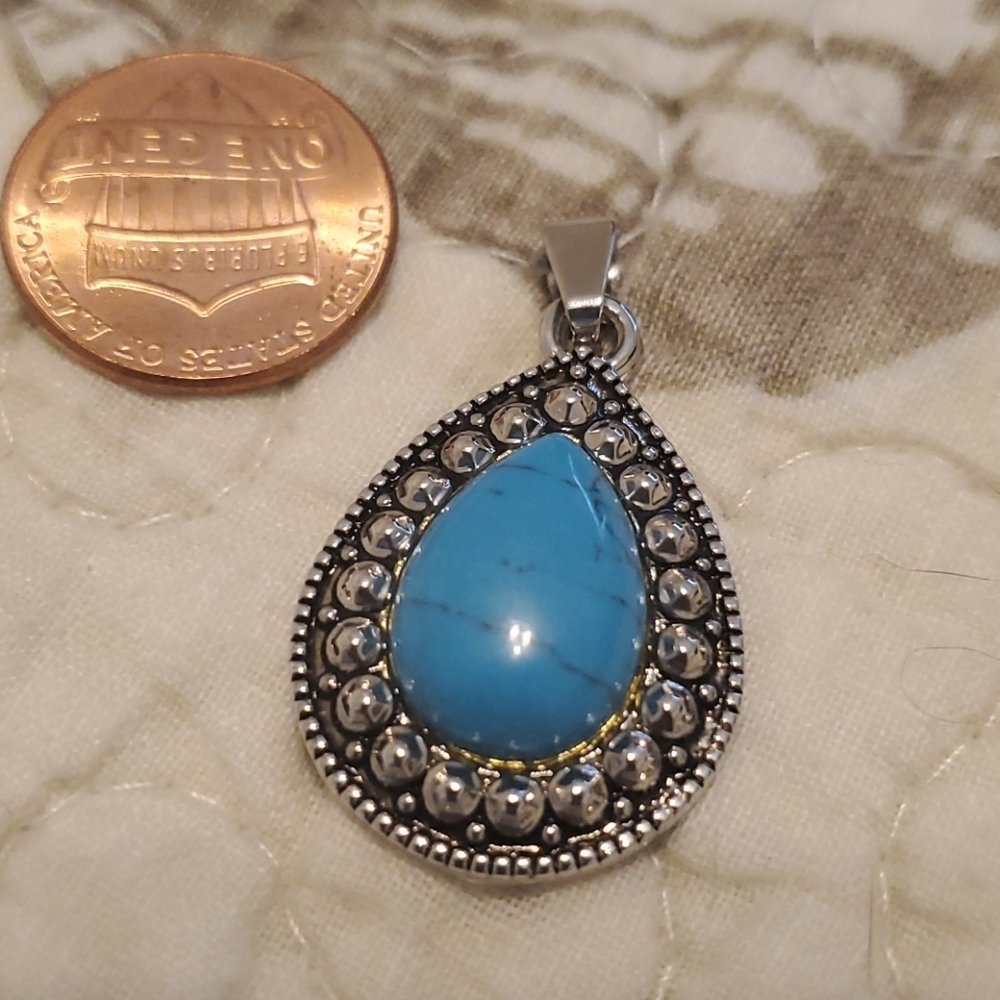 Silver & Turquoise pendant